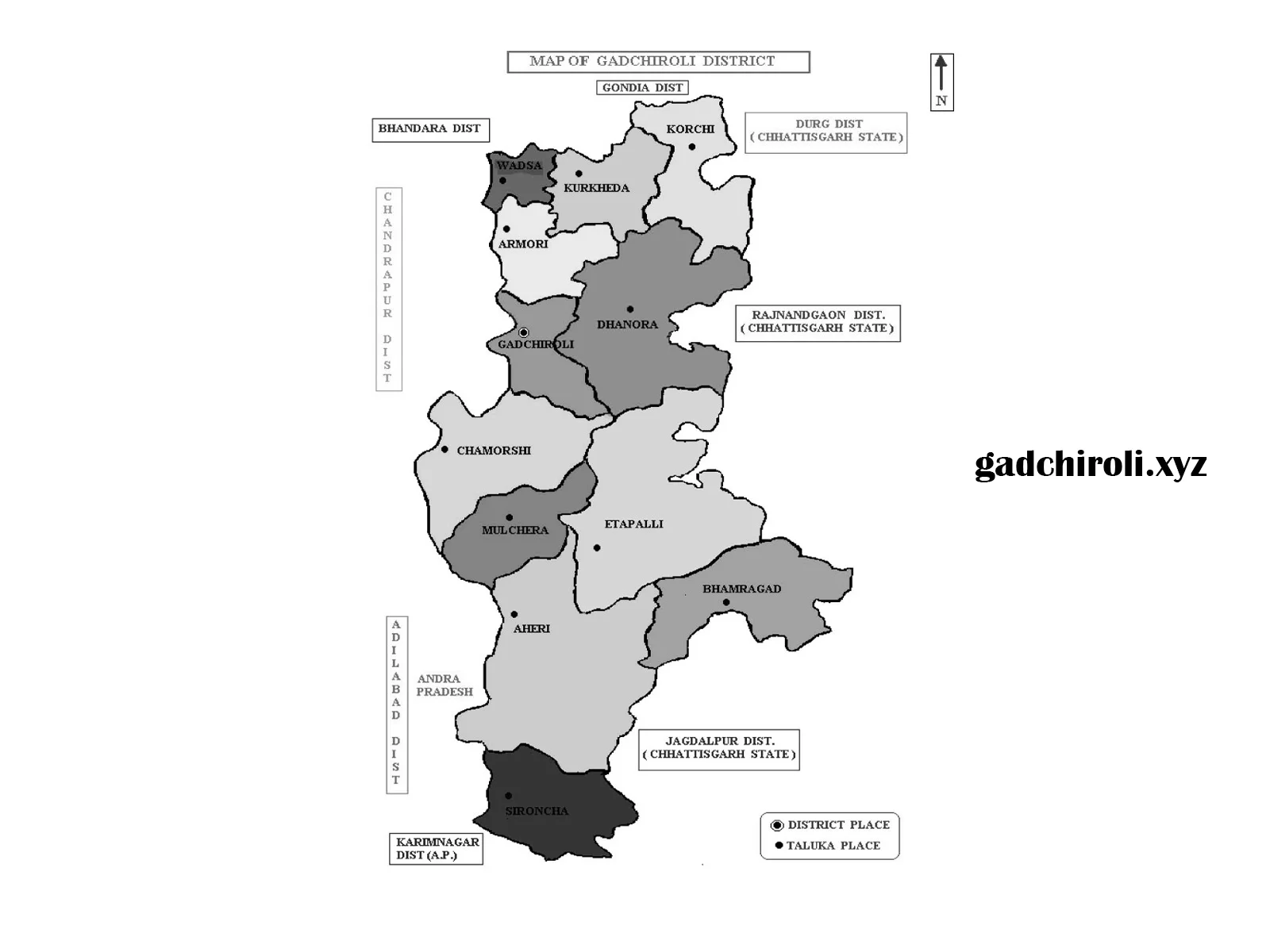 Gadchiroli-map
